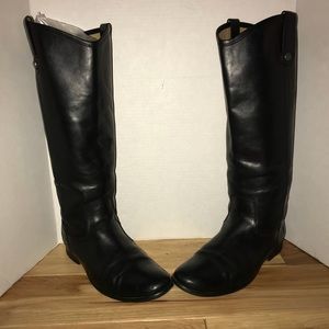 Frye Melissa Button Boot in Black Size 9